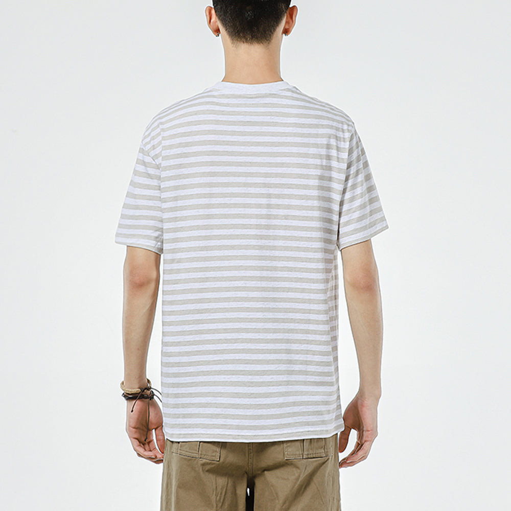Men's Nike Stripe Alphabet Printing Round Neck Pullover Short Sleeve Lakers White T-Shirt DA5872-051