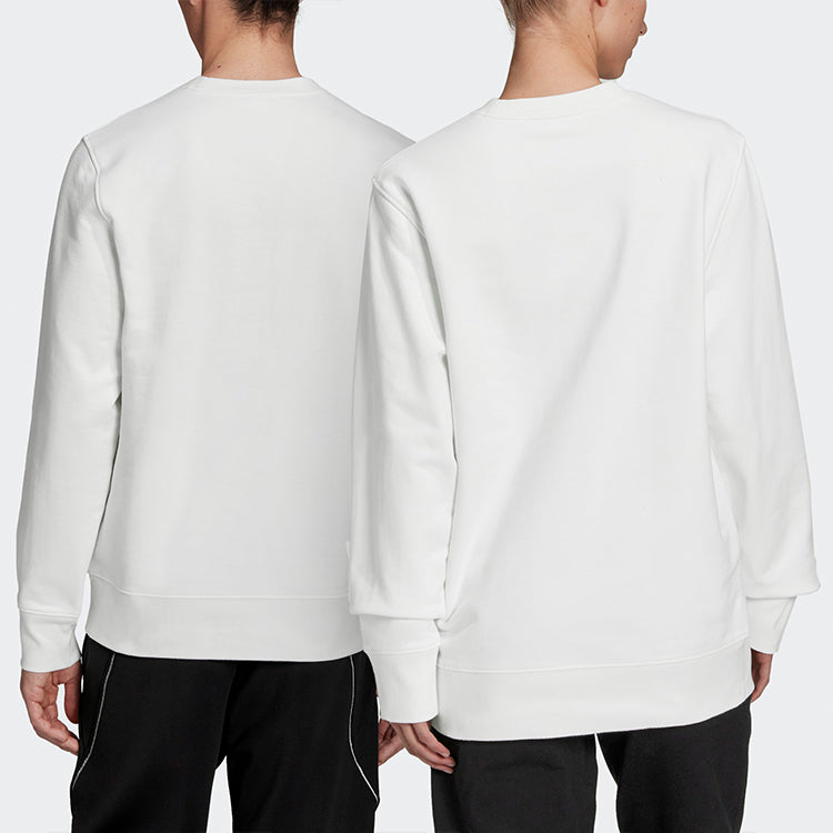 Y-3 Unisex SS21 Logo Printing Sweatshirt White GV6058