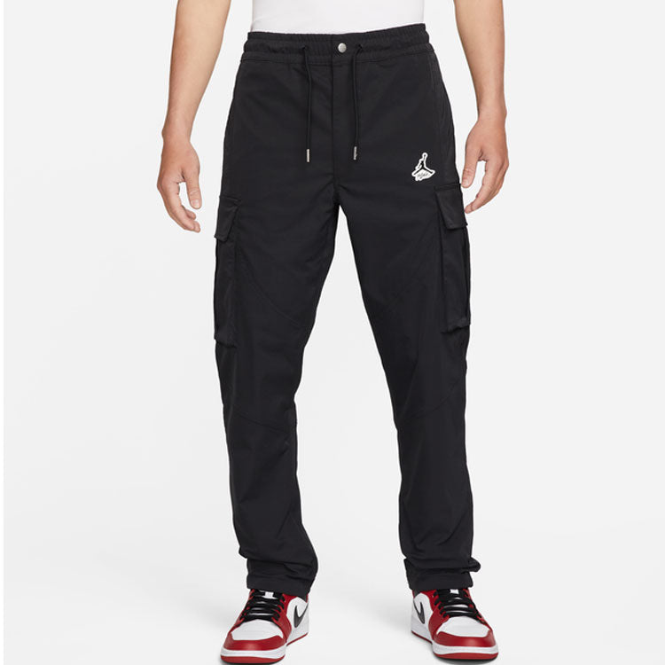 Men's Air Jordan Utility Big Pocket Cargo Casual Long Pants/Trousers Autumn Black DH9071-010