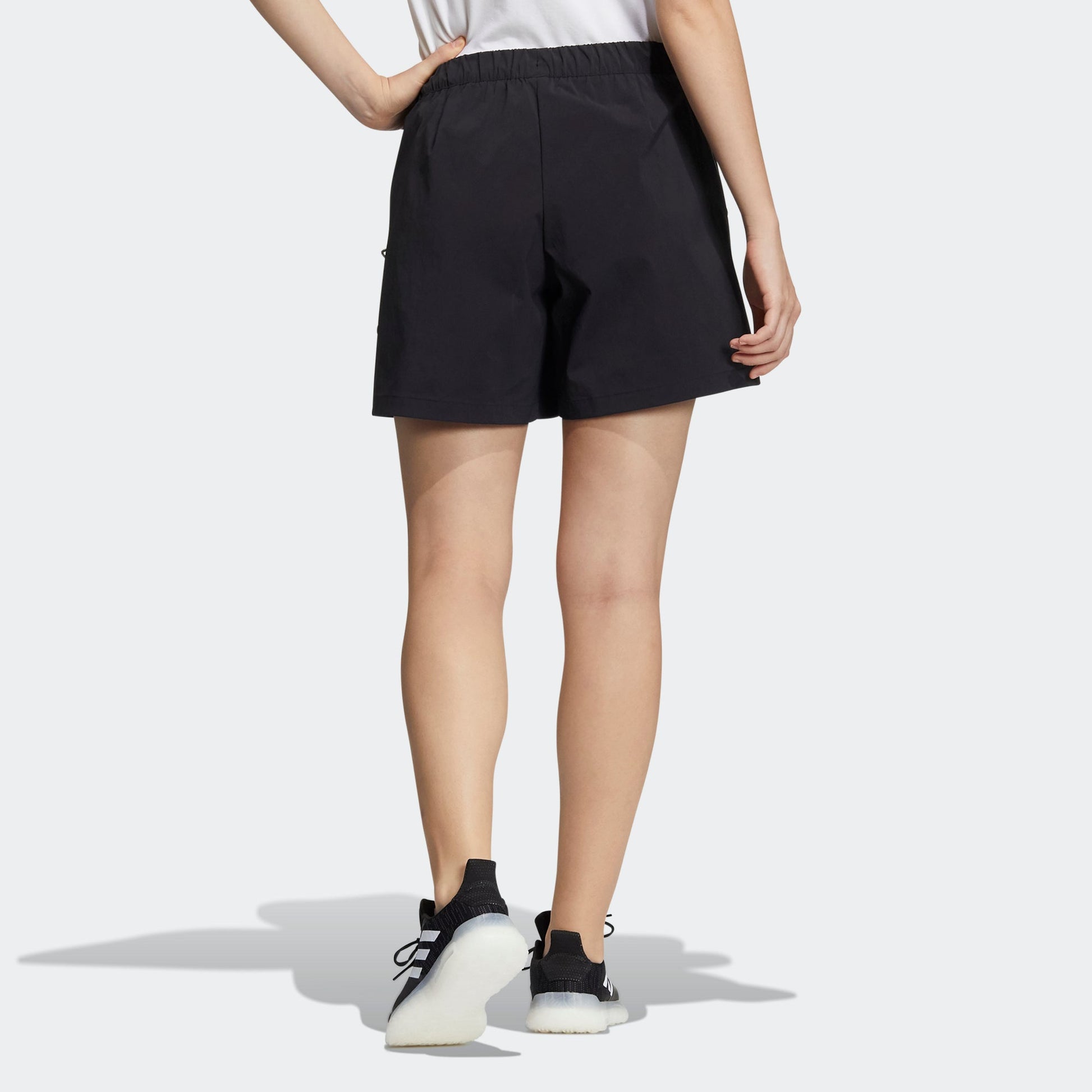 (WMNS) adidas Woven Shorts Asia Sizing 'Black' HB6596