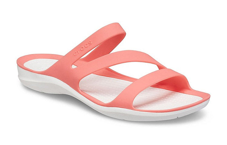 (WMNS) Crocs Soft Sole Cozy Sports Red Sandals 203998-6SL