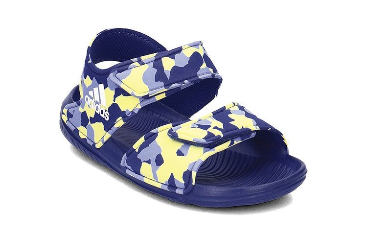 (PS) adidas Altaswim Cozy Wear-Resistant Blue Sandals 'Blue Yellow' DA9663