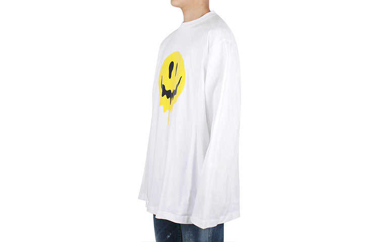 Balenciaga Drip Peace T-shirt Large Fit 'White' 651796TKVA18639