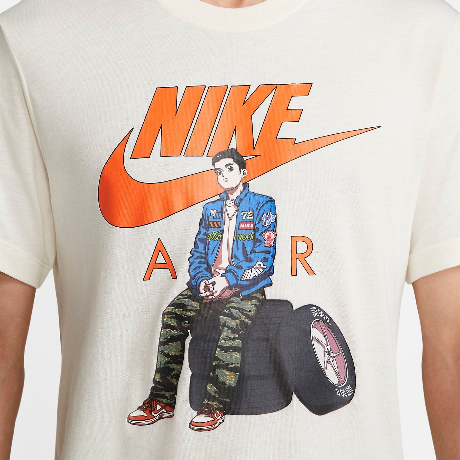 Nike Sportswear T-Shirt 'Pale Ivory' FD1333-110