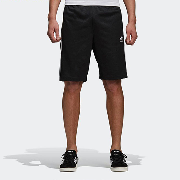 adidas originals 3-stripes Swim Stripe Casual Sports Shorts Black CW1305