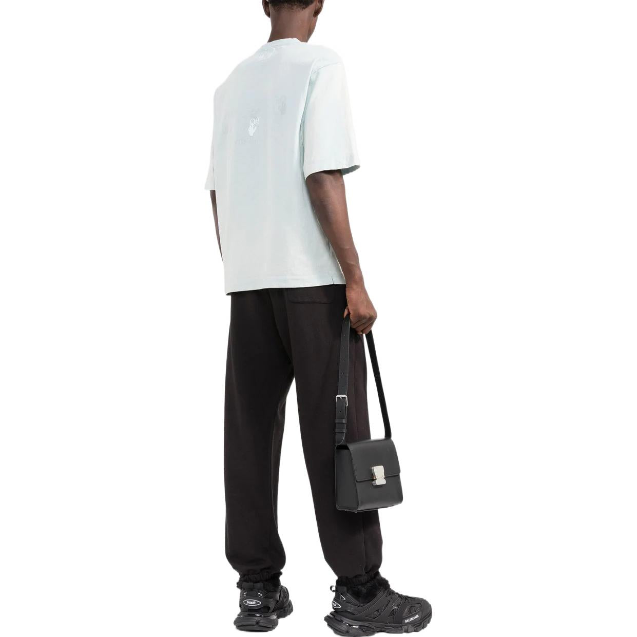 Off-White SS22 Round Neck Short Sleeve Pullover 'White' OMAA119S22JER0014141