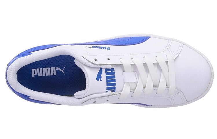 PUMA Suede Platform Animal Casual Board Shoes White/Blue 356722-08