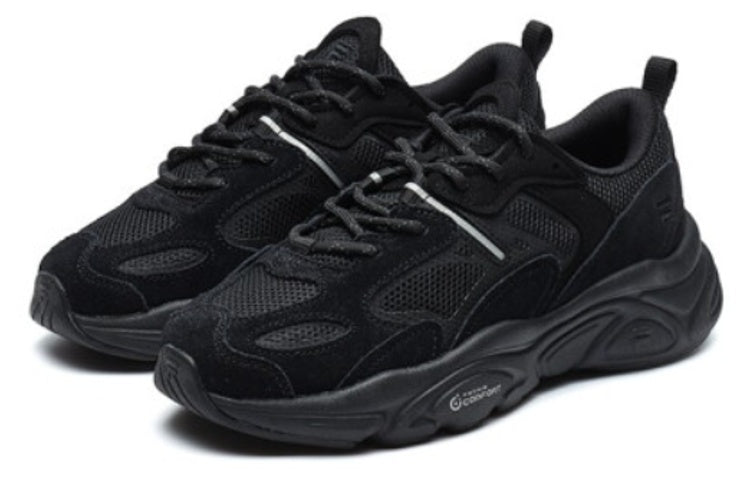 (WMNS) FILA Wear-Resistant Running Shoes Black F12W131116FBK