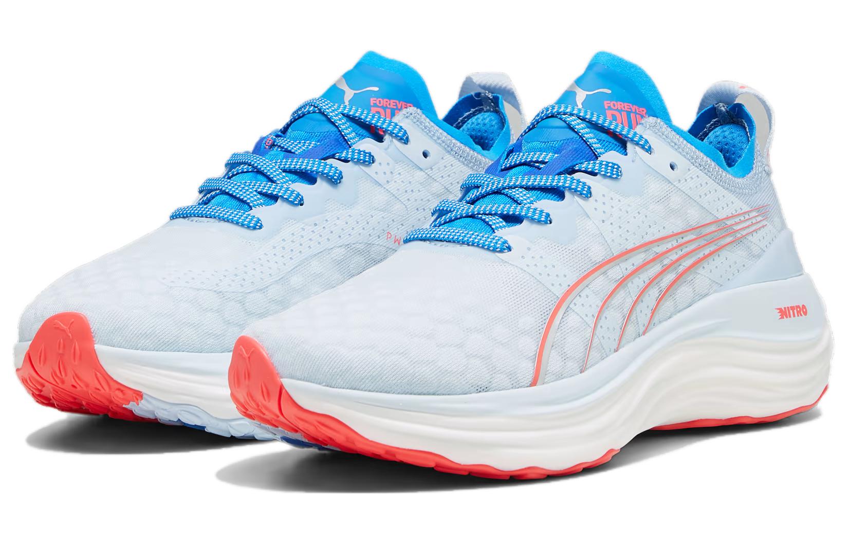(WMNS) PUMA ForeverRun Nitro 'Icy Blue Fire Orchid' 377758-10