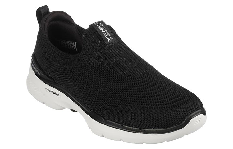 (WMNS) Skechers Go Walk 6 'Black' 124530-BKW