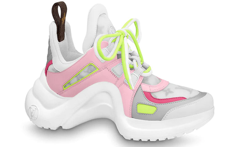 (WMNS) LOUIS VUITTON LV Archlight Sports Shoes Pink/Green 1A65JQ