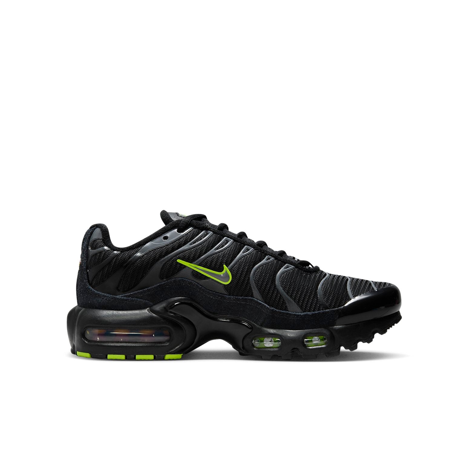 (GS) Nike Air Max Plus 'Black Volt' FQ2399-001