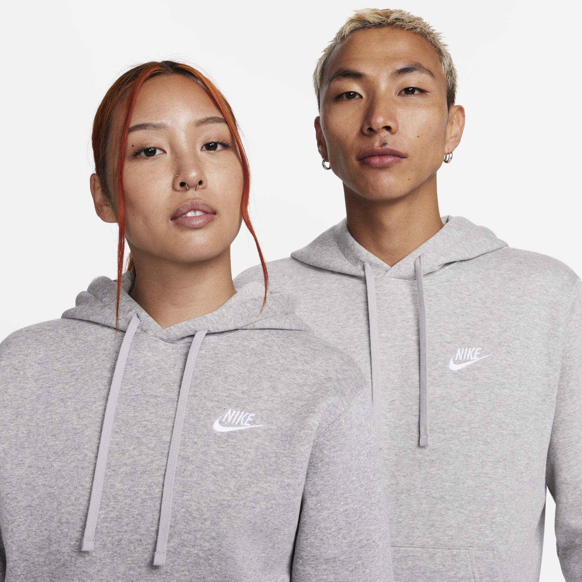 Nike Sportswear Club Hoodie Asia Sizing 'Dark Grey' BV2655-063