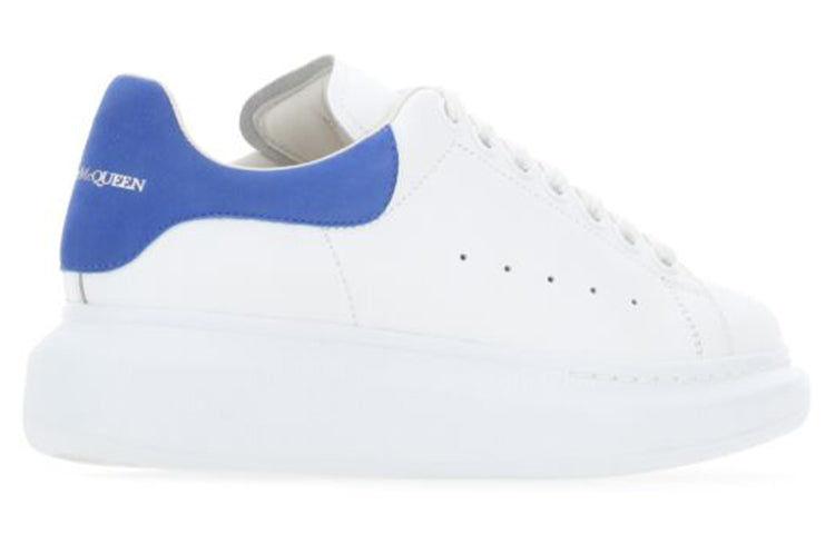 (WMNS) Alexander McQueen Oversized Sneaker 'White Electric Blue' 553770WHGP79255