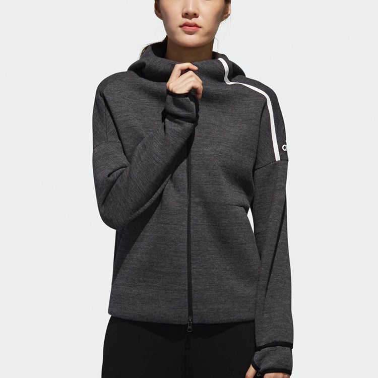 (WMNS) adidas Z.N.E. Storm Jacket 'Black Grey White' DY5773