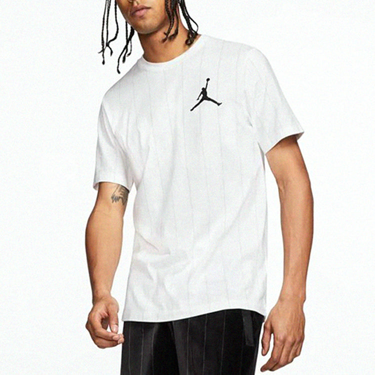 Air Jordan Remastered Alphabet Printing Short Sleeve White CD5609-100