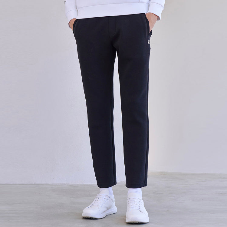 FILA Logo Printed Straight Padded Sports Pants Men's Black F11M112611F-BK