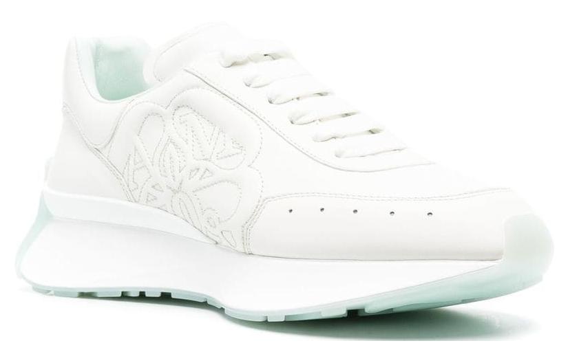 Alexander McQueen Sprint Runner 'White Green' 705076WIC9F8931