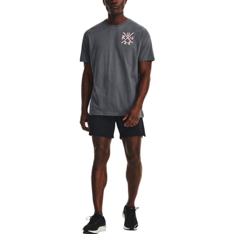 Under Armour Run Like Hell Graphic T-shirt 'Pitch Grey' 1376972-012