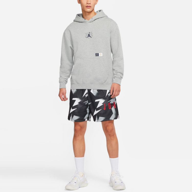 Men's Air Jordan CNY New Year's Edition Embroidered Logo Sports Pullover Gray DO4083-063