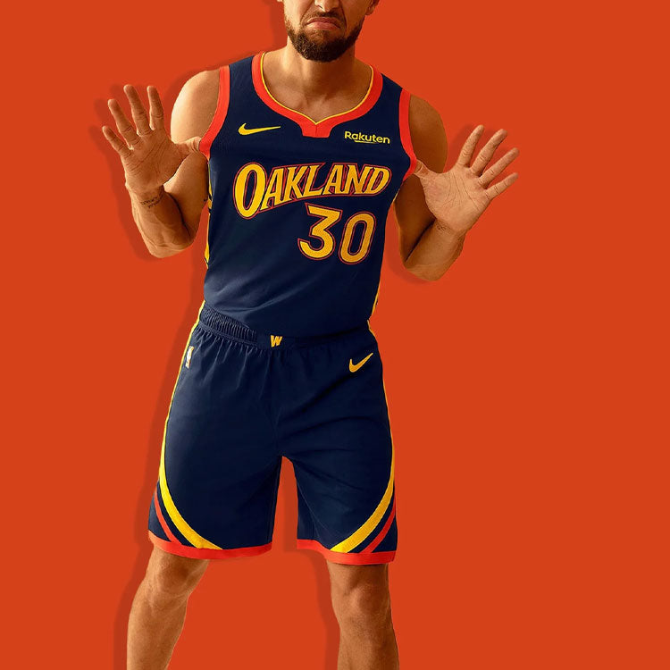 Nike NBA Stephen Curry Golden State Warriors Jersey City Edition Dark blue CN1729-421