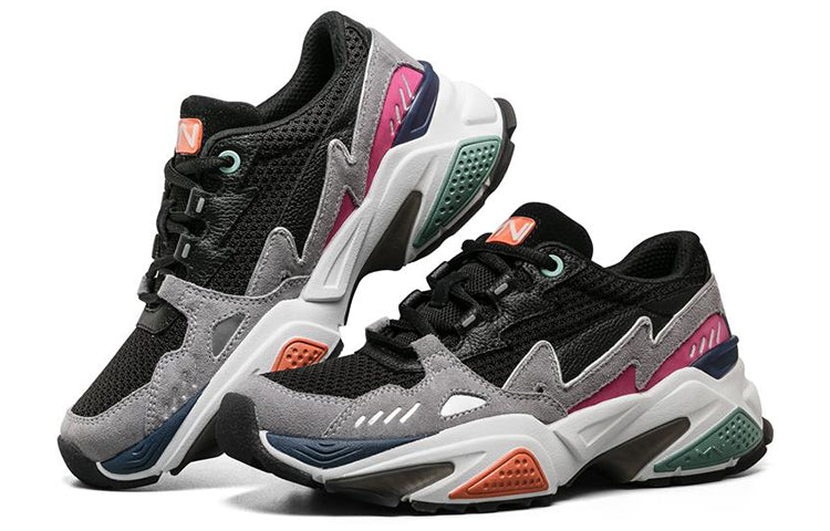 (WMNS) Skechers Kraz Running Shoes Multicolor 133002-BKMT