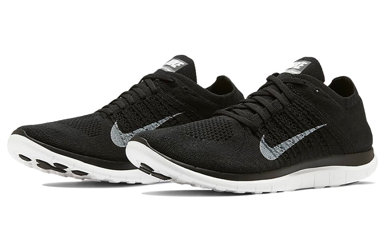 Nike Free 4.0 Flyknit 'Black White Grey' 631053-001