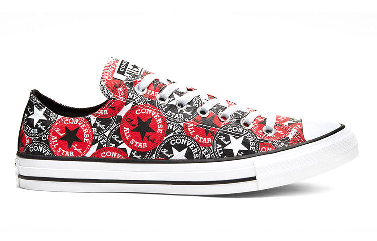 Converse Chuck Taylor All Star Low 'Allover Mix Logo Play' 166986F