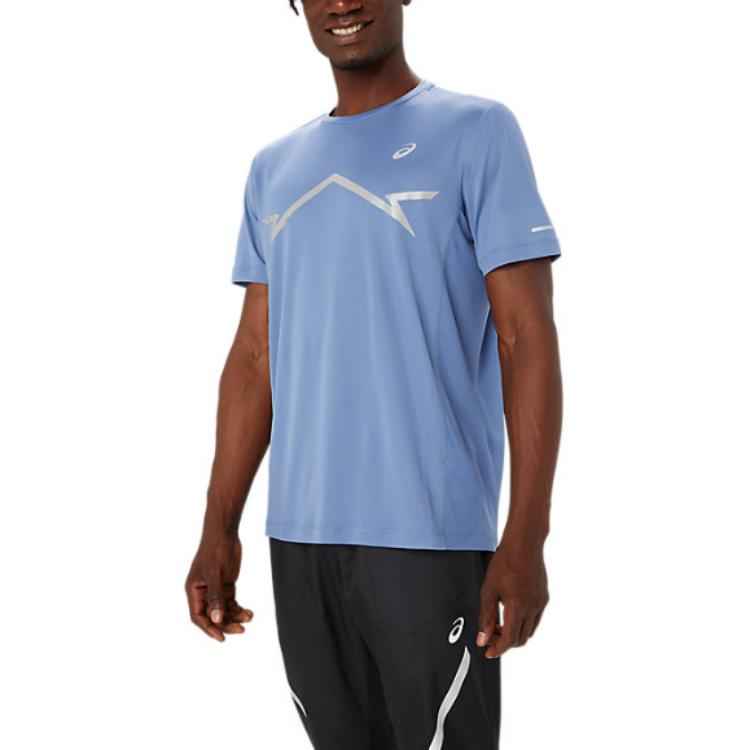 ASICS Lite-Show Short Sleeve Logo Tee 'Sky Blue' 2011D026-400