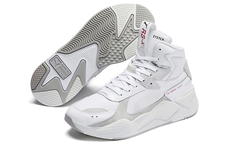 PUMA Rs-x Midtop Binary Code White/Grey Mid Running Shoes 369820-01