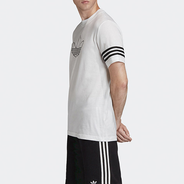 adidas originals Outline Logo Short Sleeve White FM3894