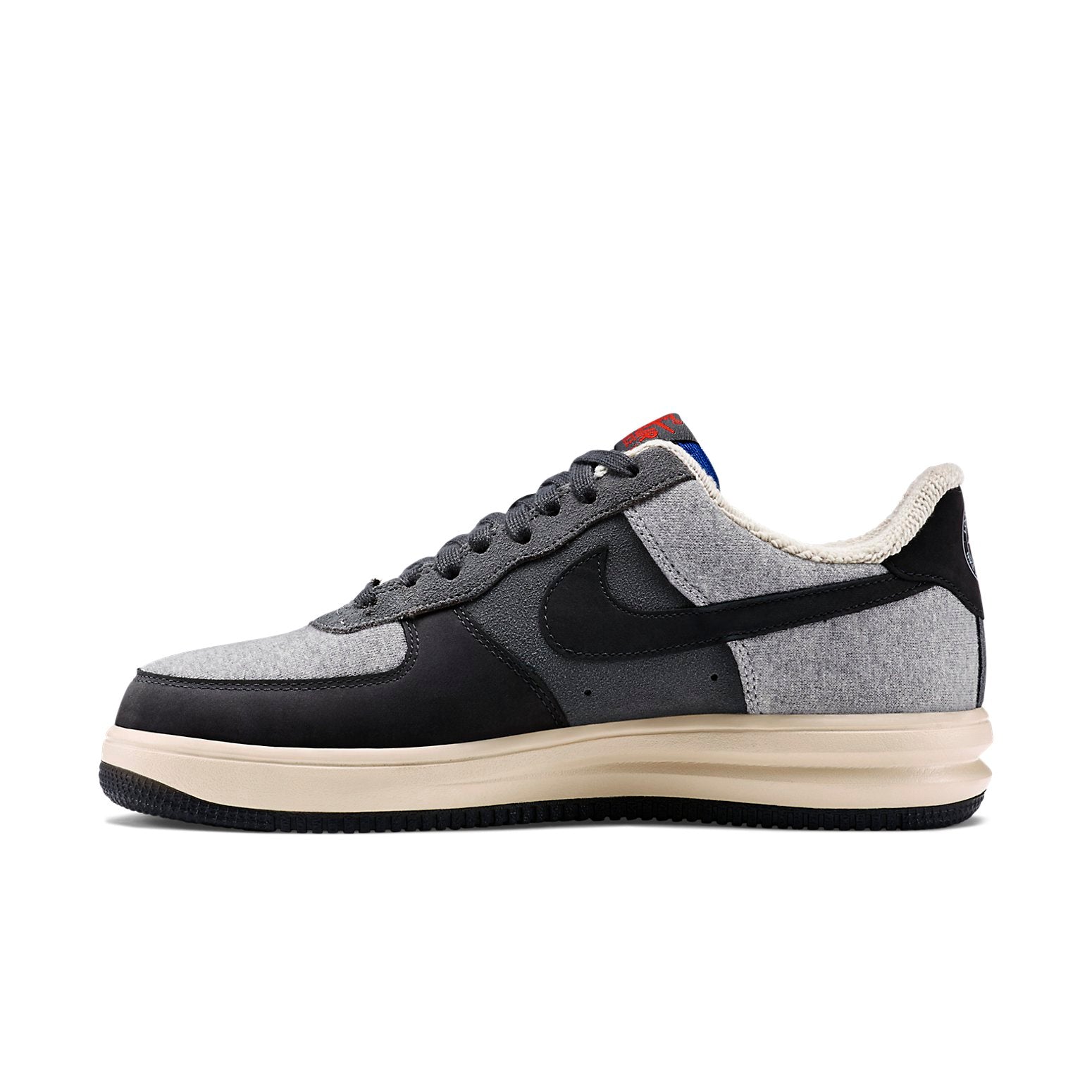 Nike Lunar Force 1 Loop Wheeler QS 'Grey Heather Anthracite Dark Grey Sand' 728937-002