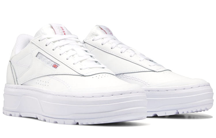 (WMNS) Reebok Club C Double Geo 'Footwear White' GW0223