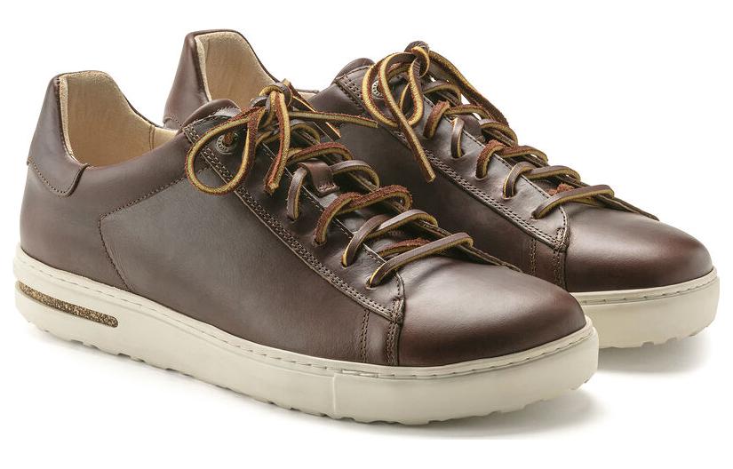 Birkenstock Bend Low Horween Natural Horween Leather 'Chocolate' 1022395