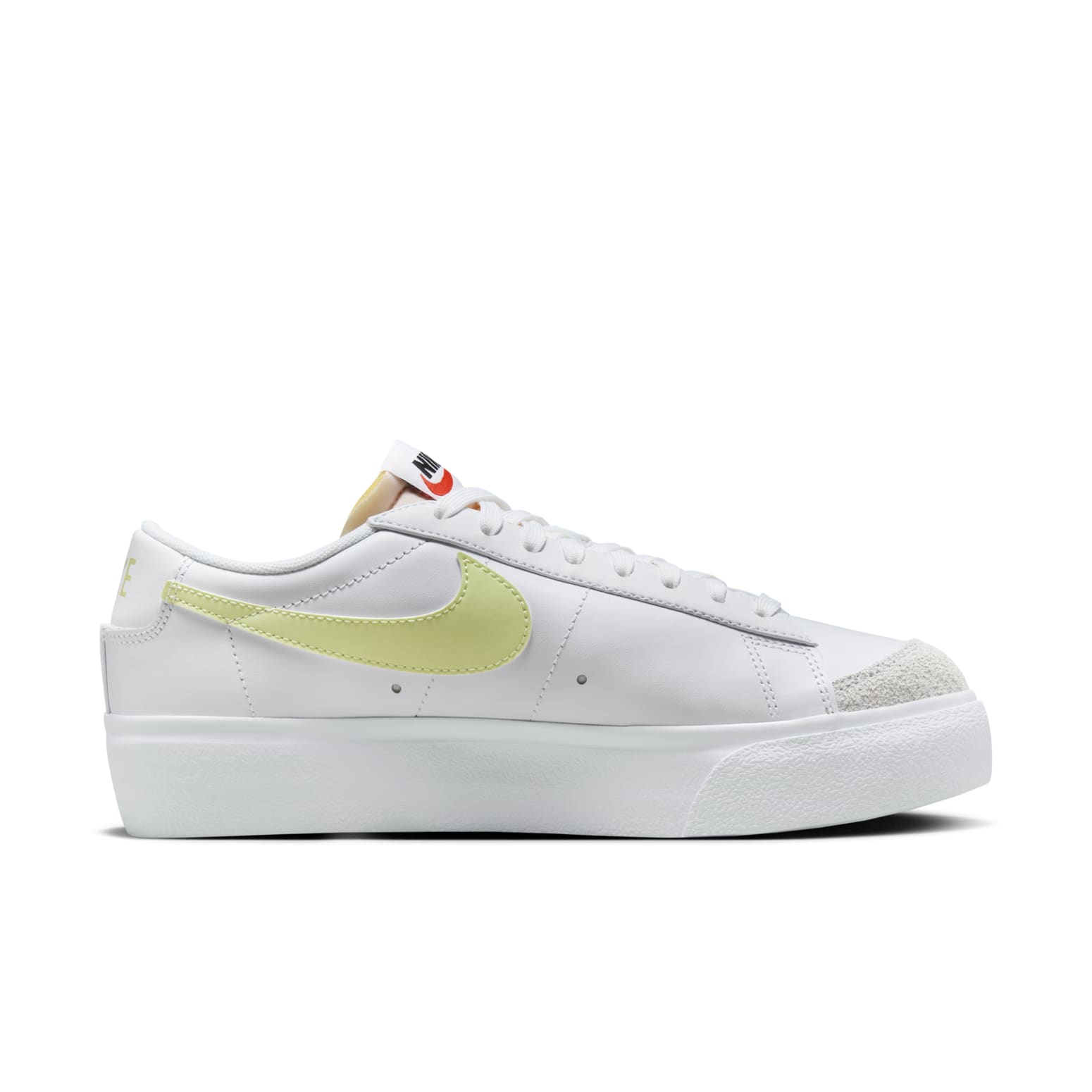 (WMNS) Nike Blazer Low Platform 'White Life Lime' DJ0292-115