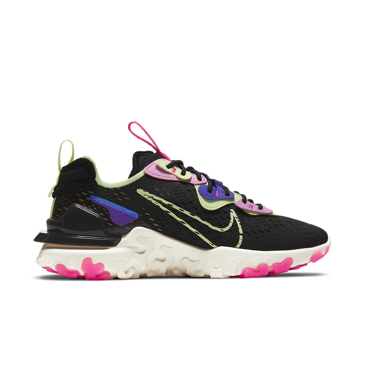 (WMNS) Nike React Vision 'Black Beyond Pink Volt' CI7523-005