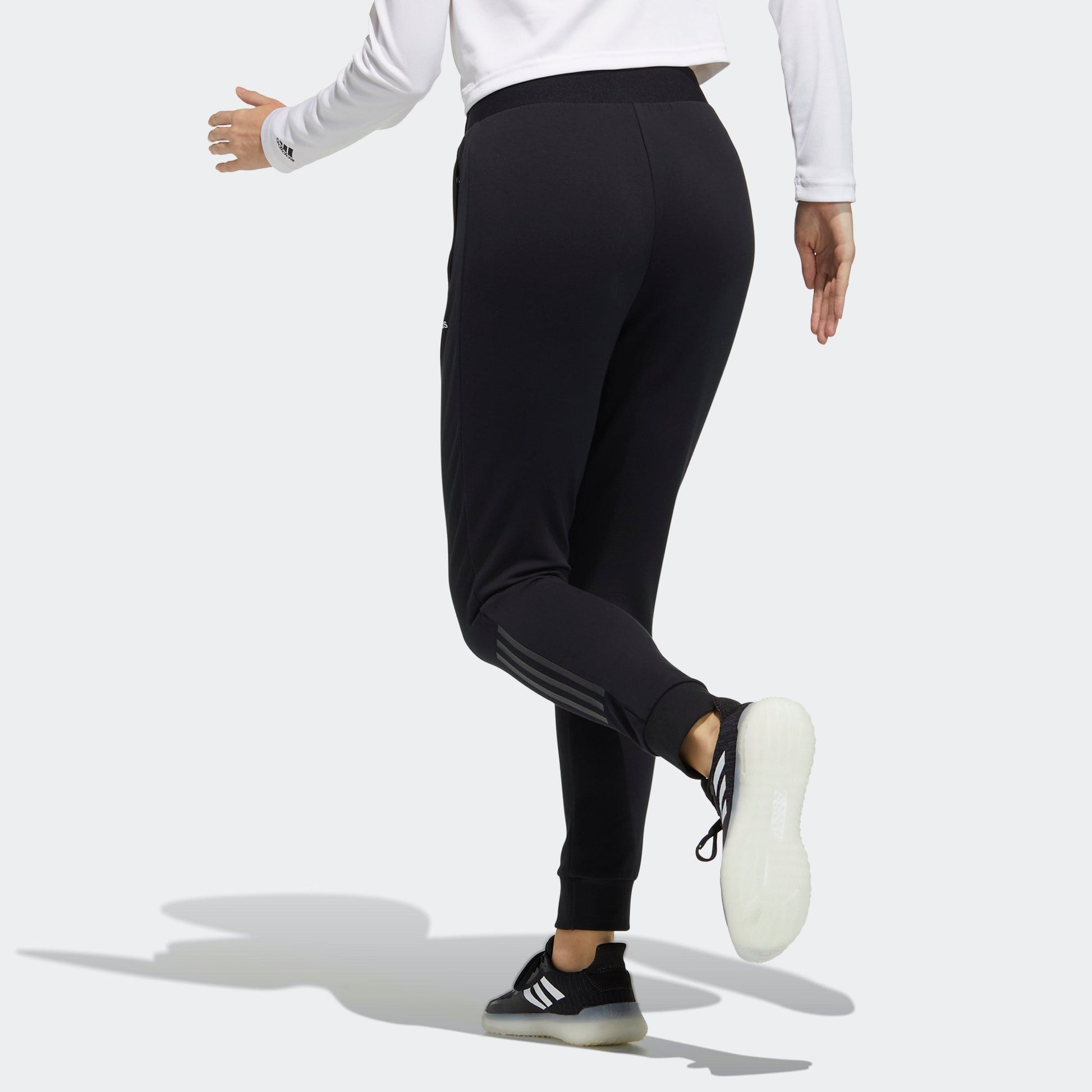 (WMNS) adidas Fi Pt Ft 3s Sports Stylish Casual Long Pants/Trousers Black GP0662