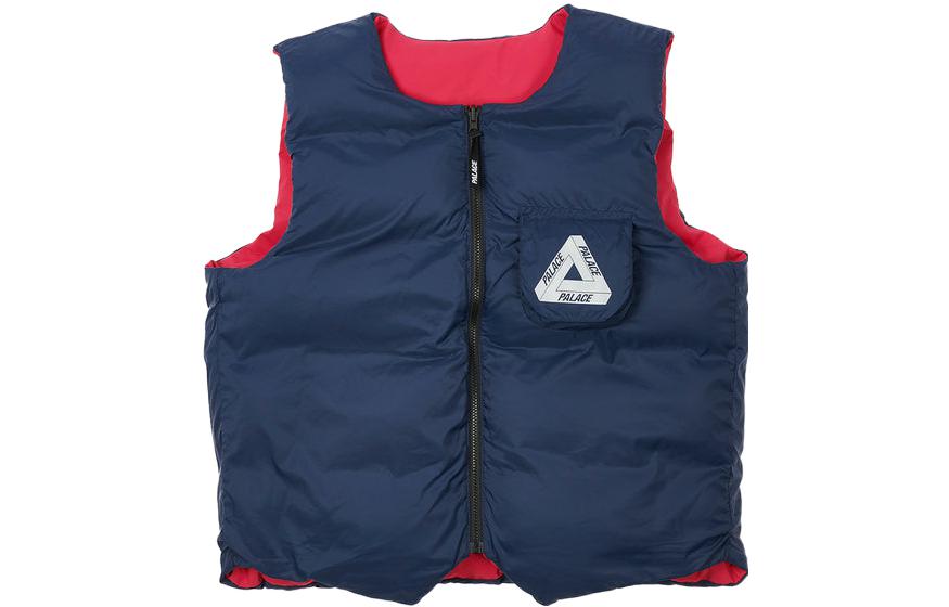 Palace Gore-tex Infinium Reverso Down Vest 'Pink Navy' P22JK106