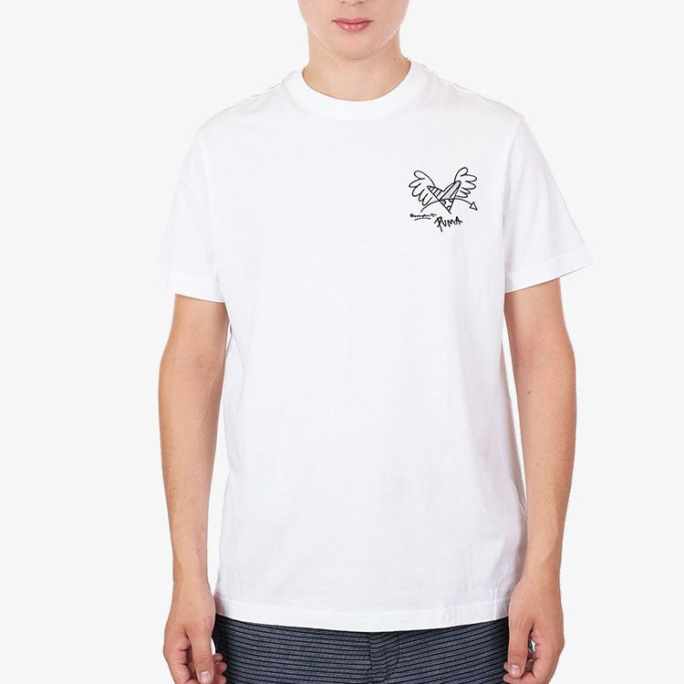 PUMA x Britto T-Shirt 'White Black' 532234-02