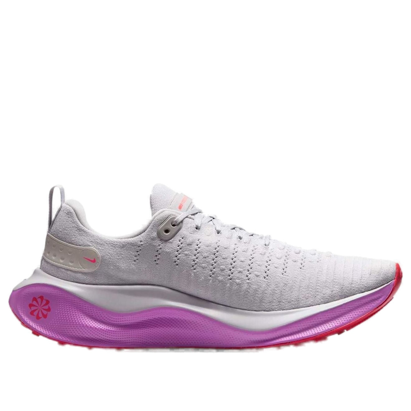 Nike ReactX Infinity Run 4 'Vast Grey Hyper Violet Bright Crimson' DR2665-011