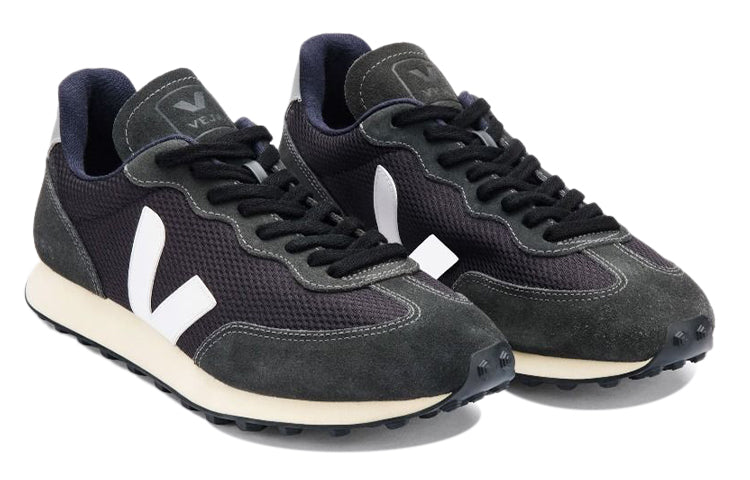 Veja Rio Branco Lace-Up Sneakers 'Black' RB0102367