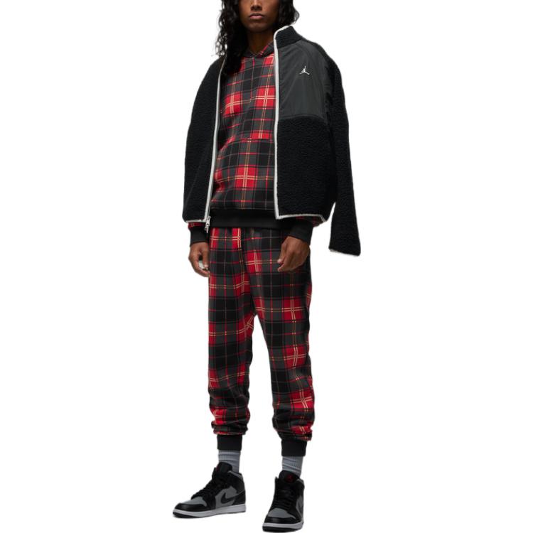 Air Jordan Essential Holiday Sweatpants 'Red Plaid' DV9389-612