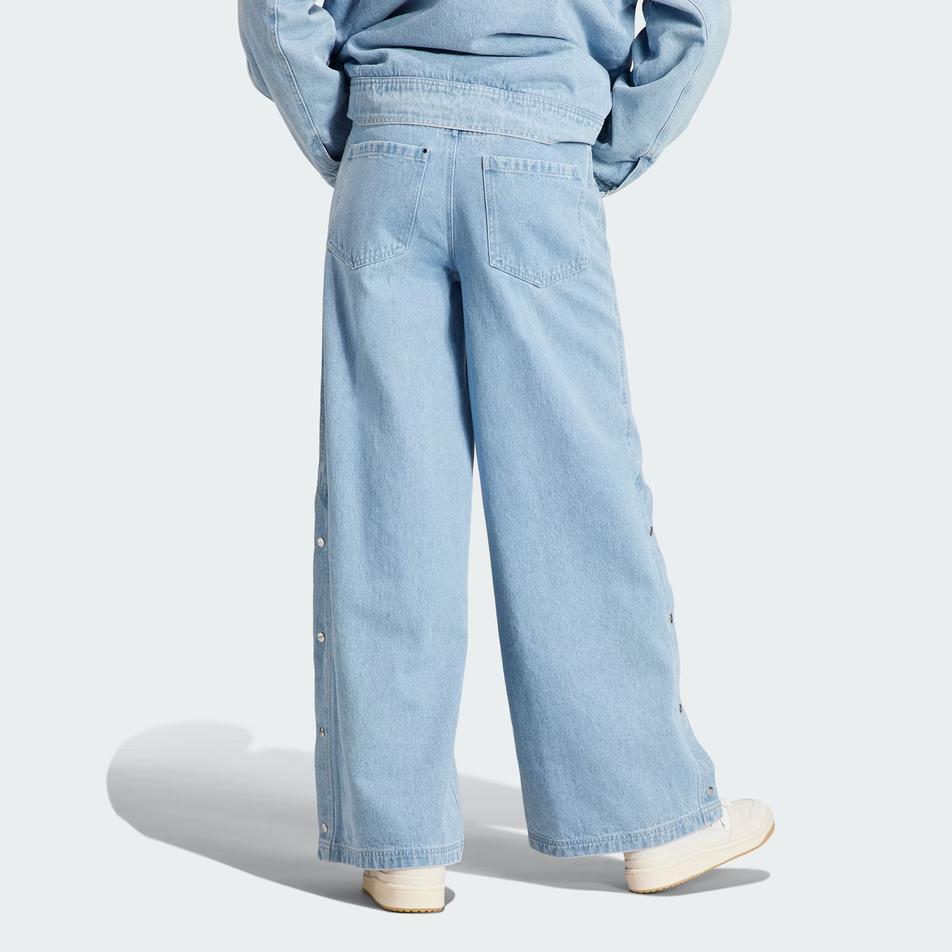(WMNS) adidas originals Neutral Court Denim Pants 'Blue' IS5249