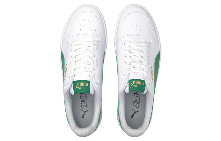 PUMA Unisex Shuffle Sneakers White/Green 309668-13