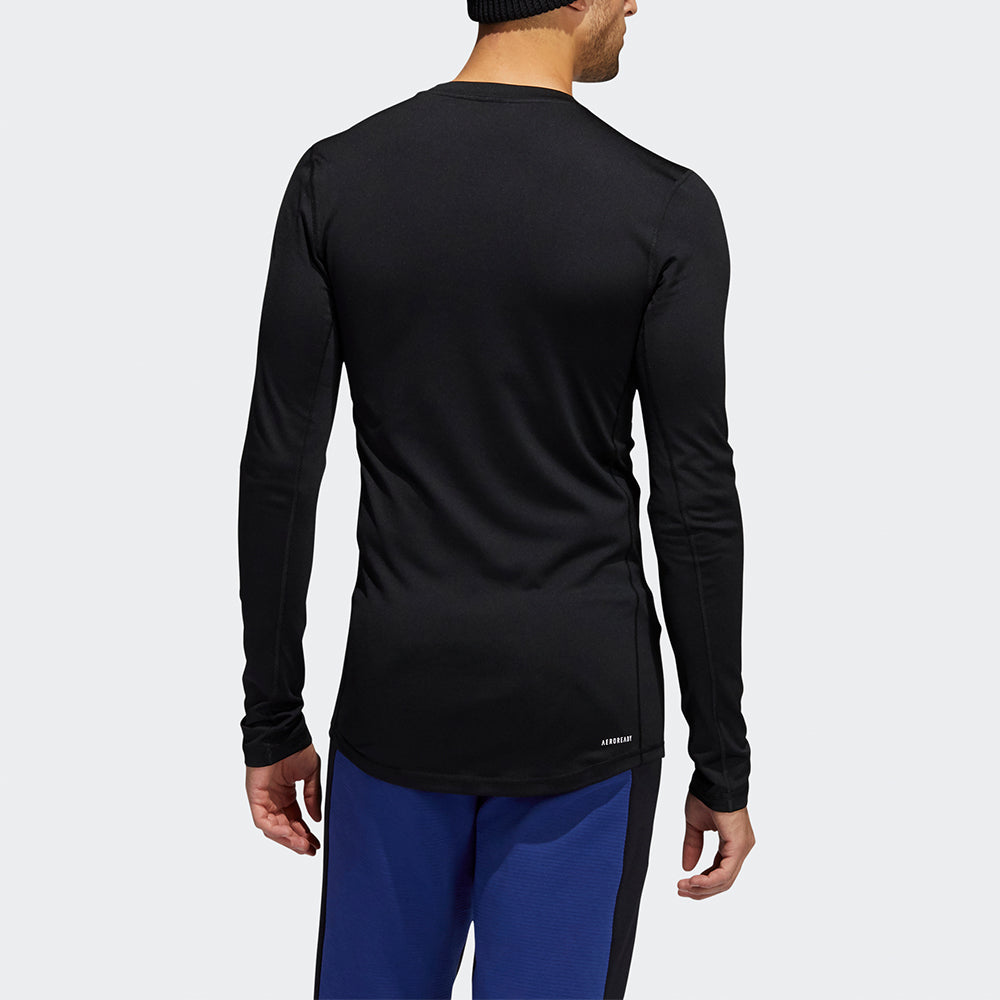adidas TF Turf Warm Ls Casual Sports Long Sleeves Round Neck Black GT9516