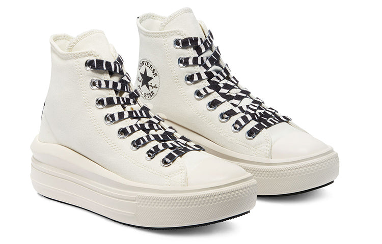 (WMNS) Converse Chuck Taylor All Star Move High 'Archive Print Egret' 570974C