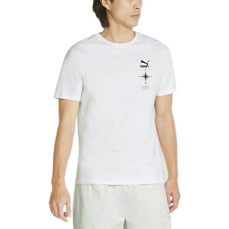 PUMA Nature Camp Graphic Tee 'White' 536912-02