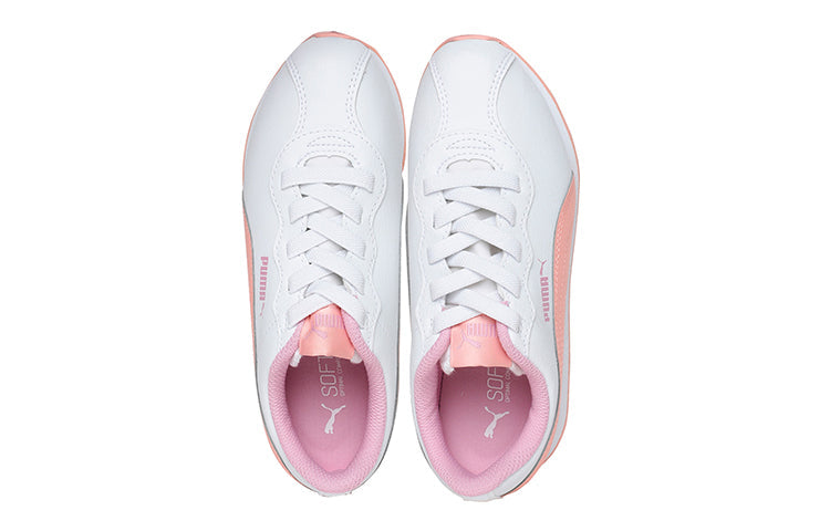 (PS) PUMA Turin Ii Low Top Running Shoes White/Pink 366775-09