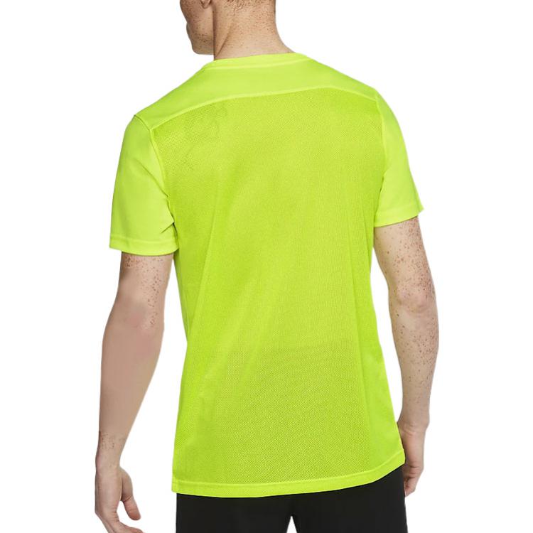 Men's Nike Dri-FIT Logo Printing Round Neck Pullover Short Sleeve Us Edition Green T-Shirt BV6708-702