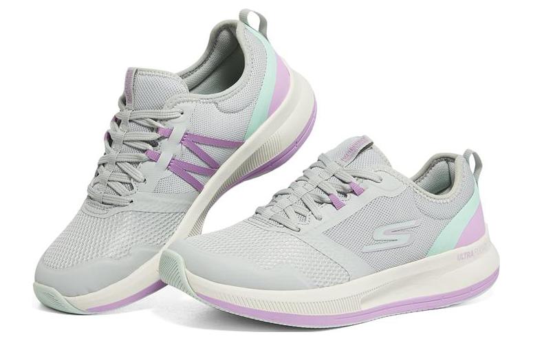 (WMNS) Skechers Go Run Pulse 'Grey Purple' 128106-GYPR